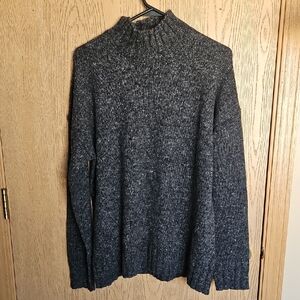 J. Crew Charcoal Cowlneck Sweater